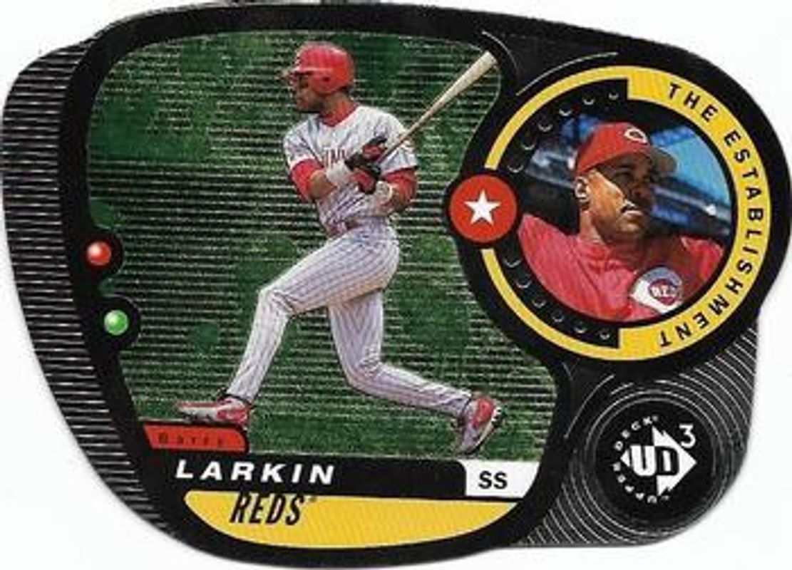 Barry Larkin 1998 Upper Deck UD3 #67 Die-Cut /100 RAW