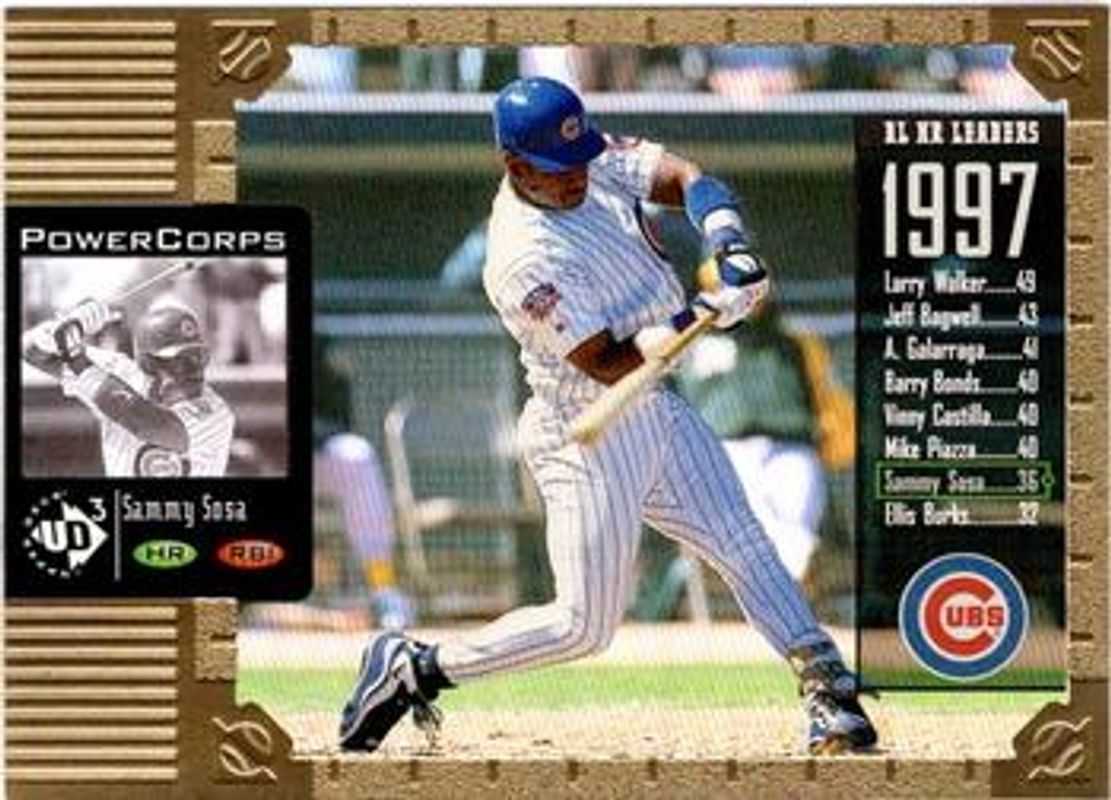 Sammy Sosa 1998 Upper Deck UD3 #218 Base RAW