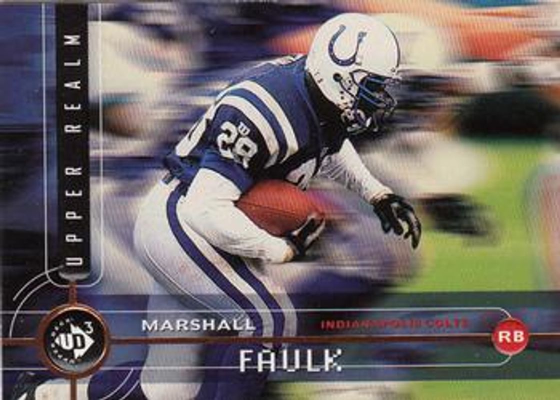 Marshall Faulk 1998 Upper Deck UD3 #90 Base RAW