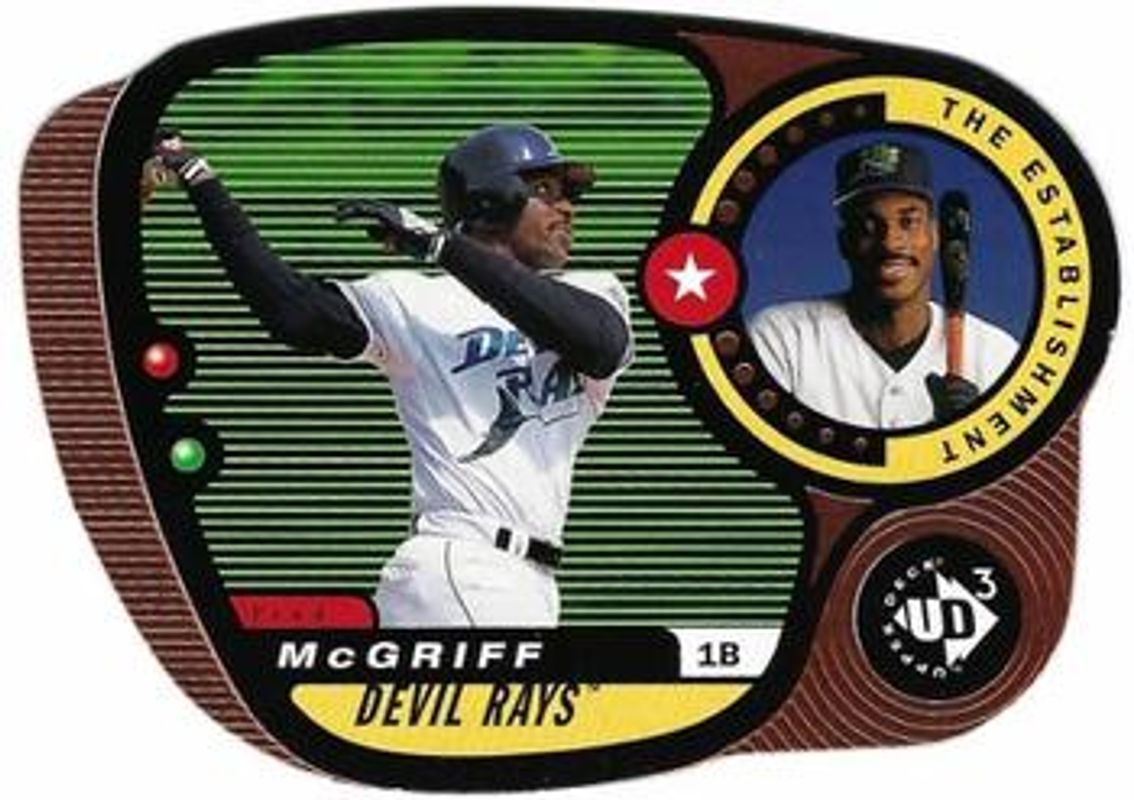 Fred McGriff 1998 Upper Deck UD3 #154 Die-Cut /100 RAW