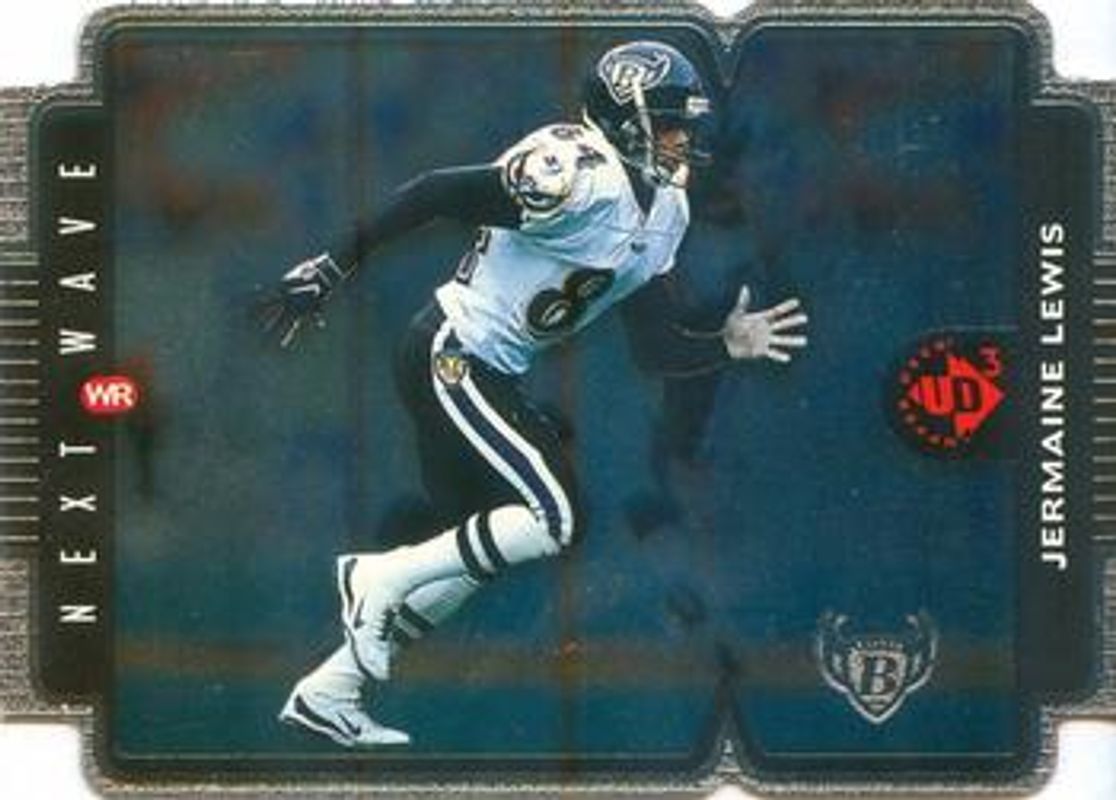 Jermaine Lewis 1998 Upper Deck UD3 #127 Die-Cut /2000 RAW
