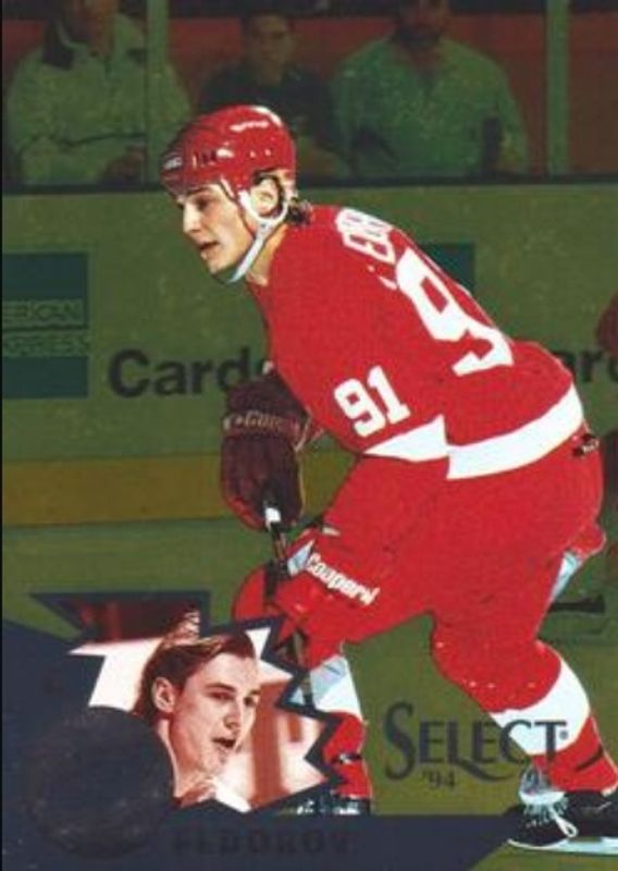 Sergei Fedorov 1994 Pinnacle Select #10 Certified Gold RAW