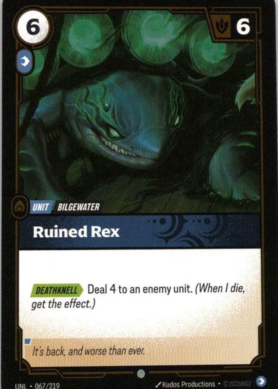 Ruined Rex Riftbound Cards Price Guide - Sports Card Investor