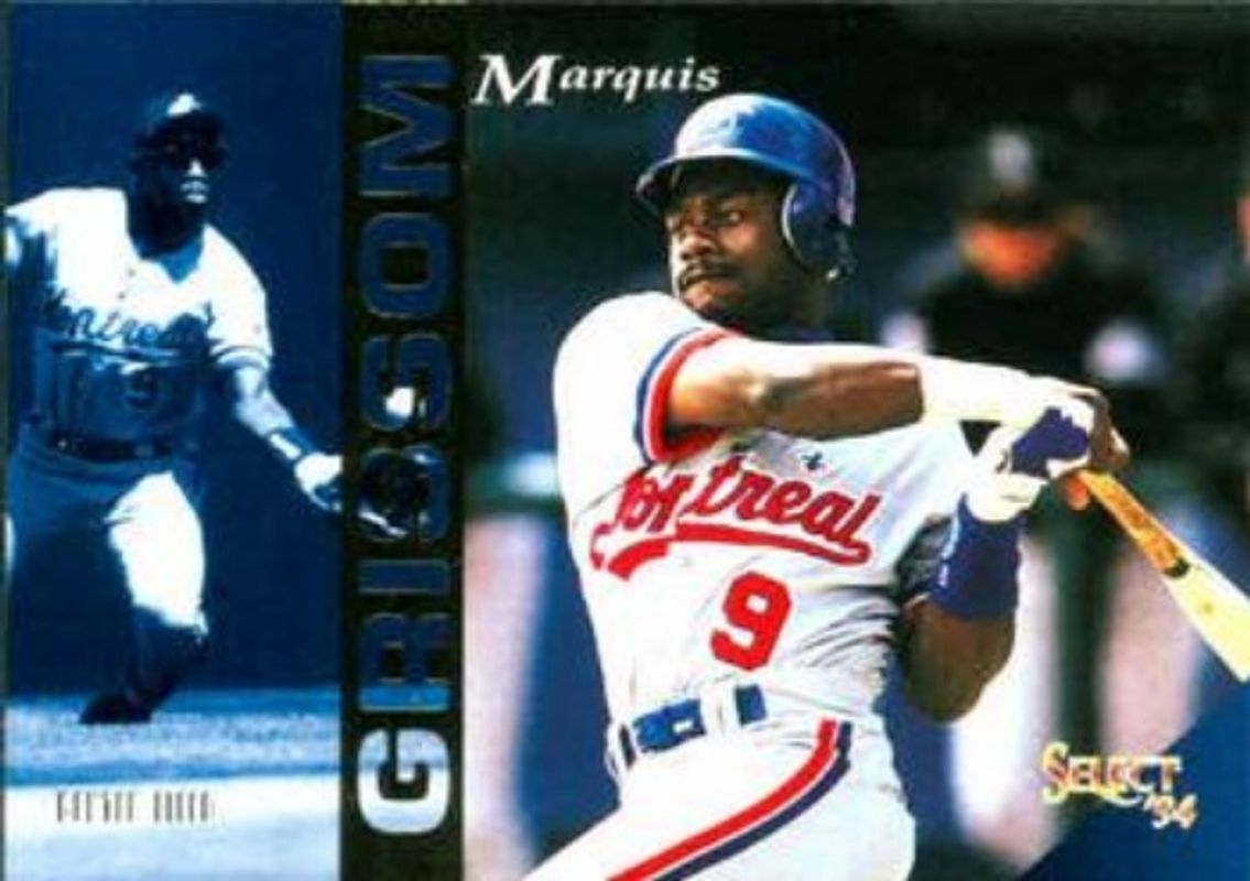 Marquis Grissom 1994 Pinnacle Select #242 Base RAW
