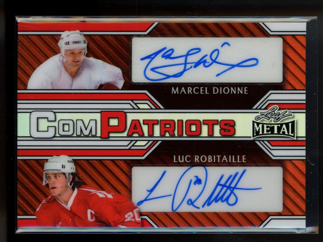 2025 Leaf Metal Legends #C-6 Compatriots Prismatic Red /1