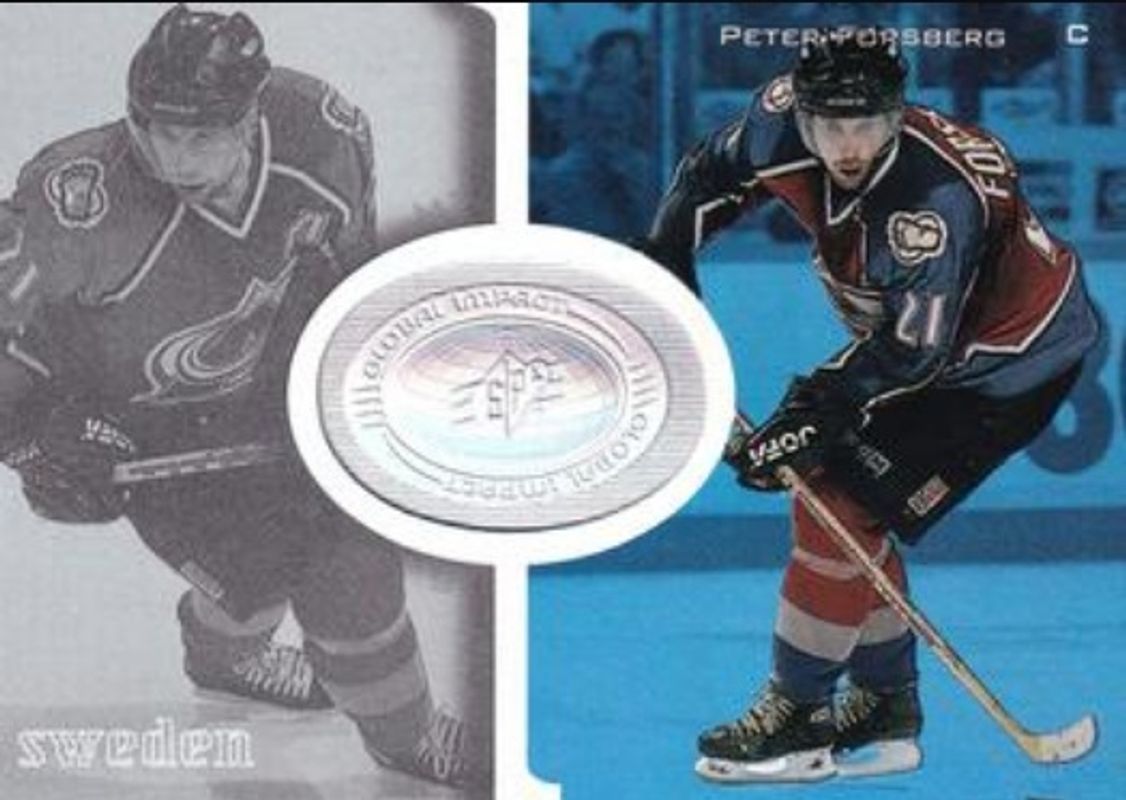 Peter Forsberg 1998 SPx Finite #95 Spectrum /225 RAW