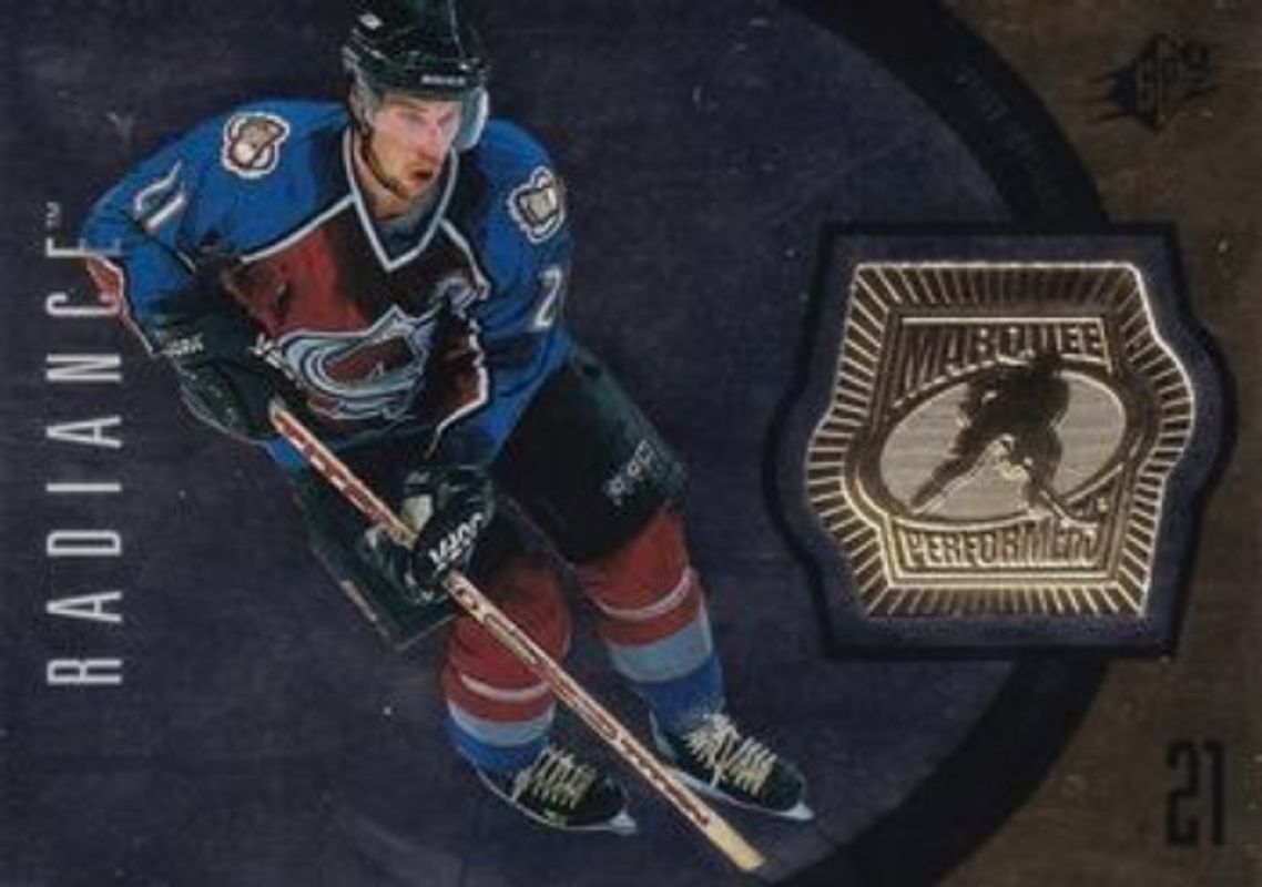 Peter Forsberg 1998 SPx Finite #166 Radiance /3475 RAW