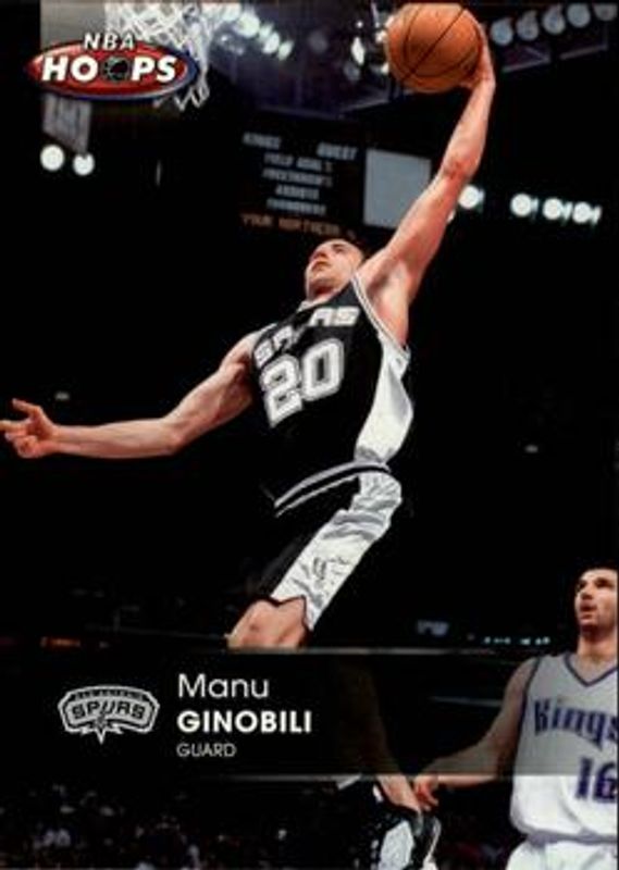 Manu Ginobili 2005 Hoops #119 Base RAW