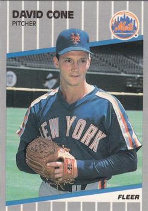 David Cone 1989 Fleer #31 Glossy RAW