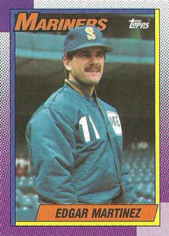 Edgar Martinez 1990 Topps #148 Base RAW