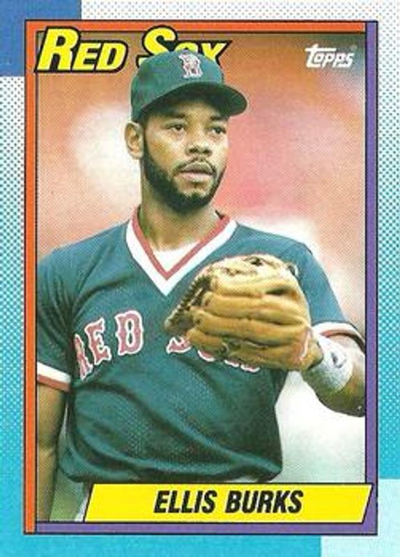 メジャーリーグ　カード　Ellis Burks 1989 J.J. Nissen Super Stars Ellis Burks Boston Red Sox #3