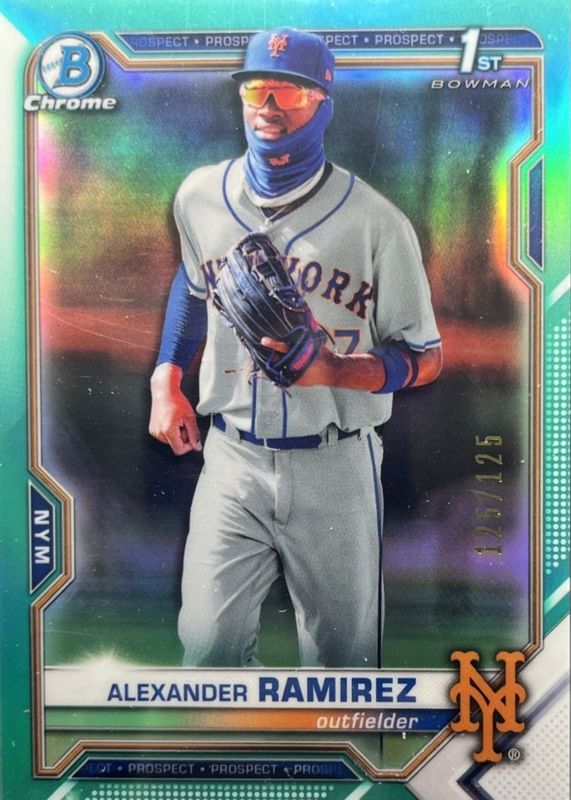 2021 Bowman #BCP-145 Chrome Prospects - Aqua Refractor /125 (1st)