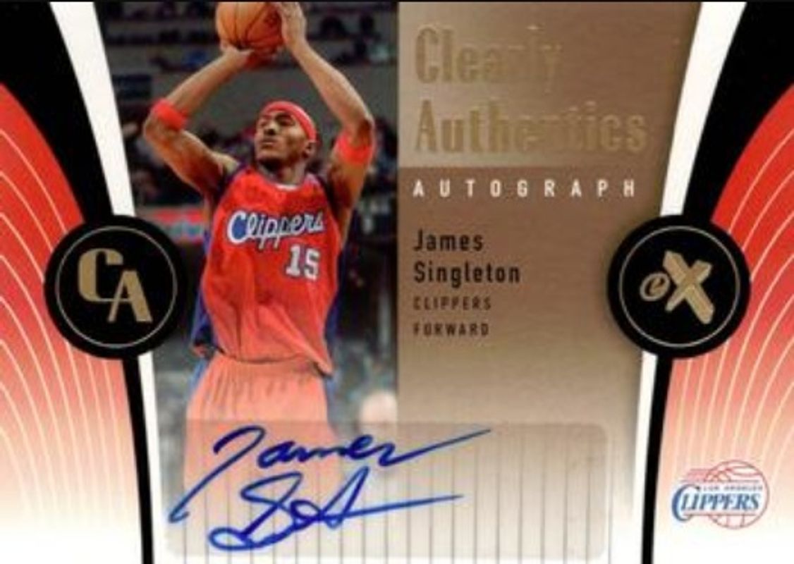 2006 Fleer E-X #CAA-SI Clearly Authentics Autographs Gold /5