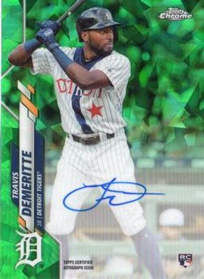 2020 Topps Chrome Sapphire Edition #CSA-TD Chrome Rookie Autographs - Green Refractor /50