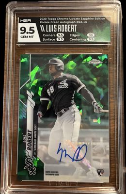 2020 Topps Chrome Sapphire Edition #CSA-LR Chrome Rookie Autographs - Green Refractor /50