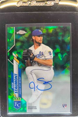 2020 Topps Chrome Sapphire Edition #CSA-JS Chrome Rookie Autographs - Green Refractor /50