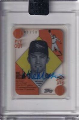 2020 Topps Clearly Authentic #51A-MM 1951 Red Blue Backs Autographs /99