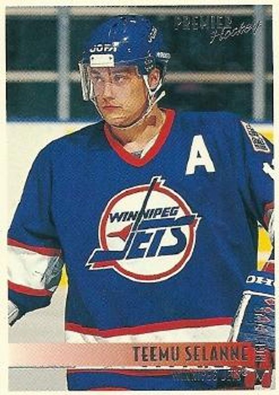 Teemu Selanne 1994 Topps Premier #95 Base RAW
