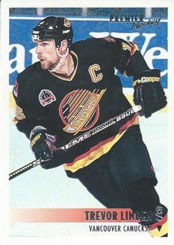 Trevor Linden 1994 Topps Premier #75 Special Effects RAW