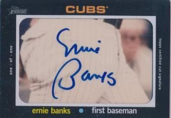 2020 Topps Heritage #71BCS-EB 1971 Baseball Cut Signatures /1