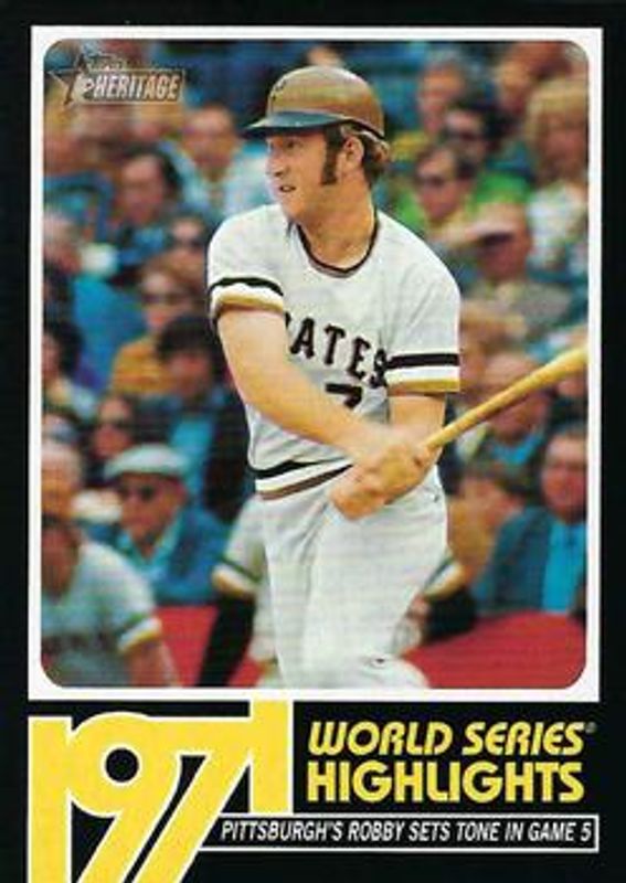 2020 Topps Heritage #WSH-10 1971 World Series Highlights