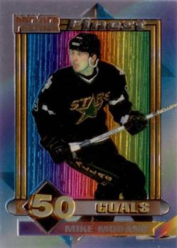 Mike Modano 1994 Topps Premier #9 Finest Top Goal Scorers RAW