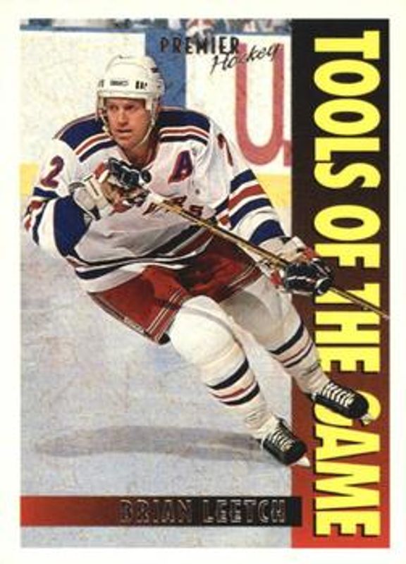 Brian Leetch 1994 Topps Premier #450 Special Effects RAW