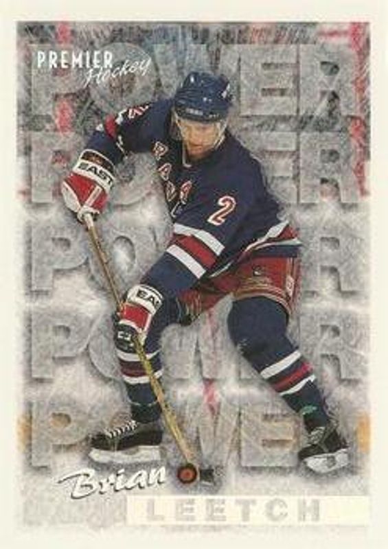 Brian Leetch 1994 Topps Premier #485 Special Effects RAW