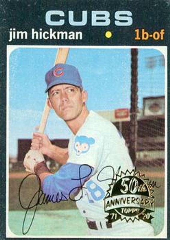 2020 Topps Heritage #175 50th Anniversary Buybacks