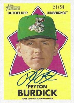 2020 Topps Heritage Minor League #71AA-PB 1971 All Star Rookies Autographs /50