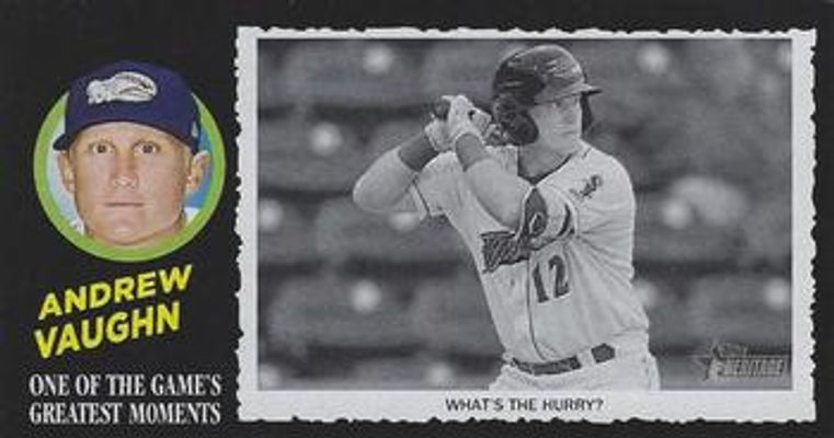 2020 Topps Heritage Minor League #4 1971 Greatest Moments Boxloader