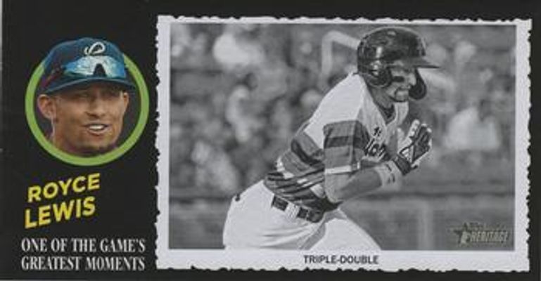 2020 Topps Heritage Minor League #20 1971 Greatest Moments Boxloader