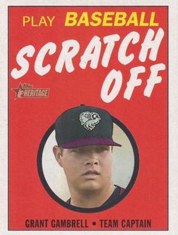 2020 Topps Heritage Minor League #19 1971 Scratch Off