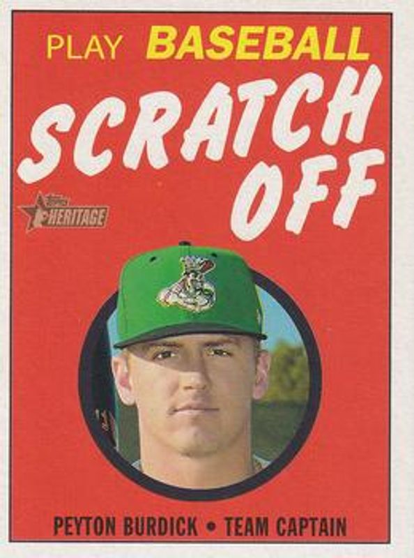 2020 Topps Heritage Minor League #16 1971 Scratch Off