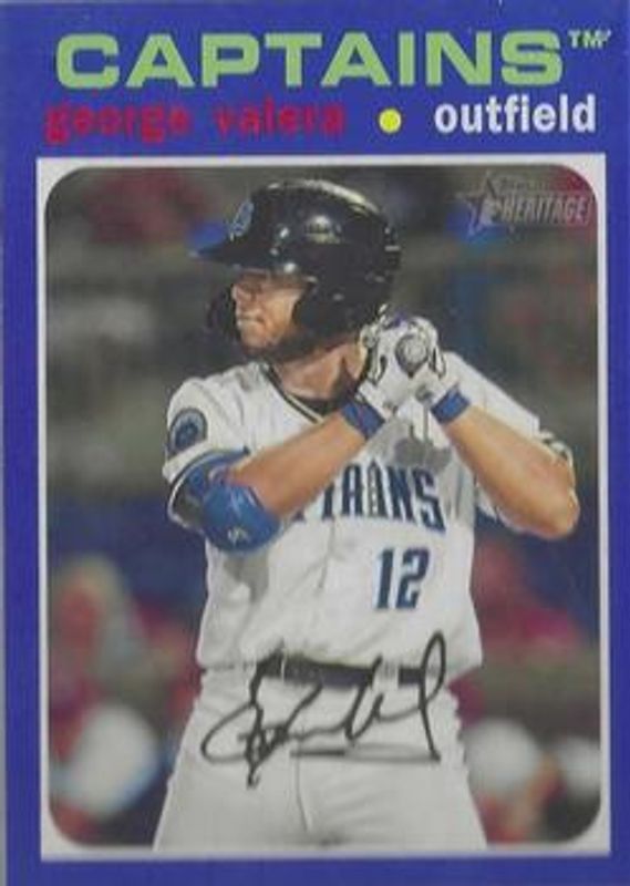 2020 Topps Heritage Minor League #40 Blue /99
