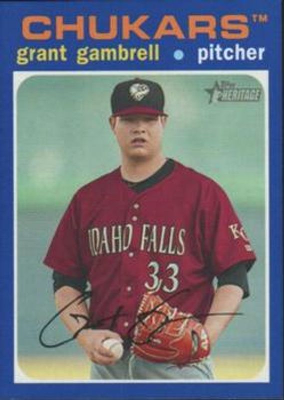 2020 Topps Heritage Minor League #23 Blue /99