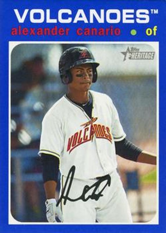 2020 Topps Heritage Minor League #5 Blue /99