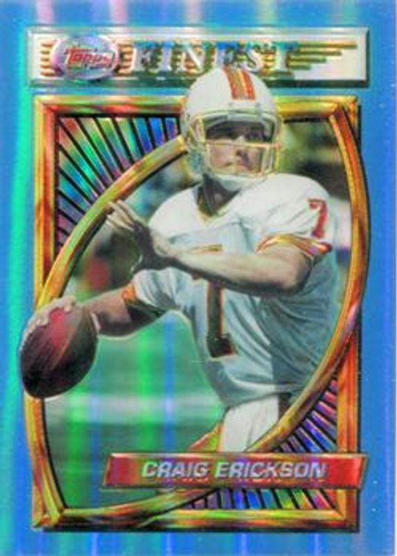 Craig Erickson 1994 Topps Finest #104 Refractors RAW