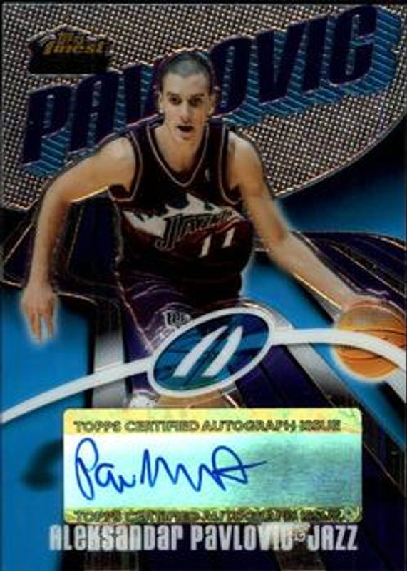 Aleksandar Pavlovic 2003 Topps Finest #159 Base /999 Rookie RAW
