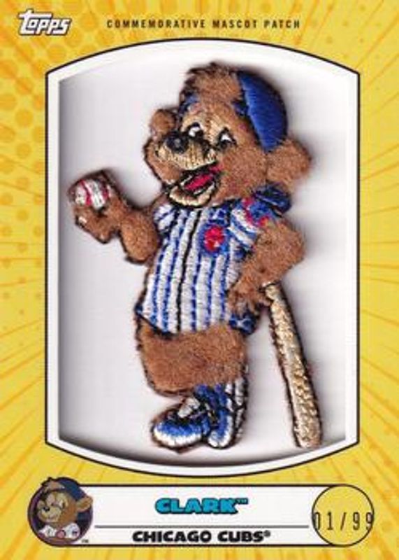 2020 Topps Opening Day #MPR-CC Mascot Commemorative Patch Relics /99