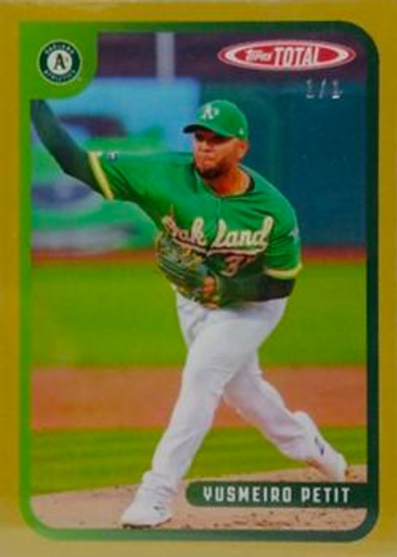 2020 Topps Total #582 Gold /1