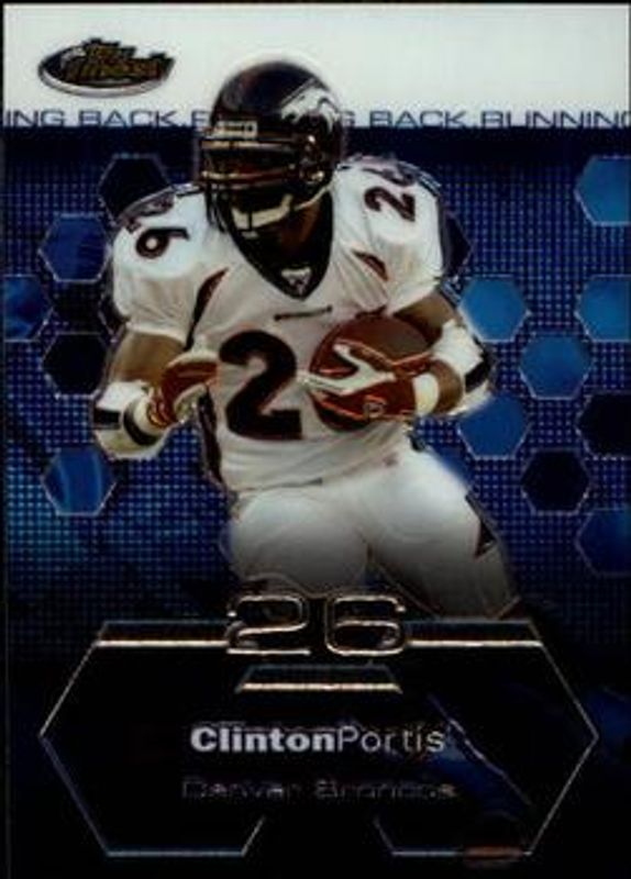 Clinton Portis 2003 Topps Finest #39 Base RAW