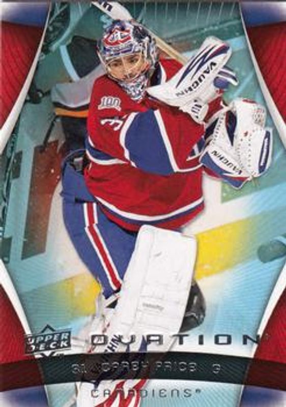 Carey Price 2009 Upper Deck Ovation #69 Base RAW