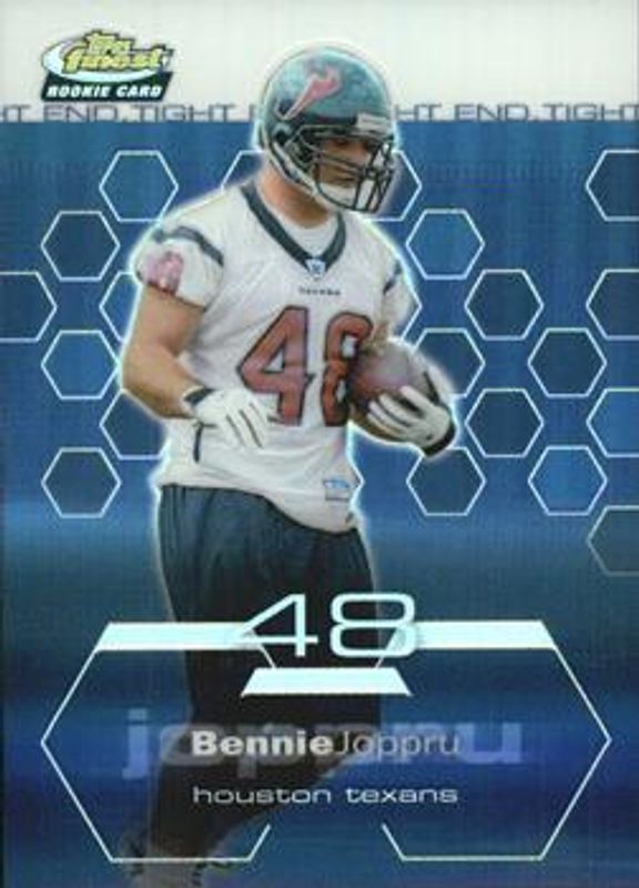 Bennie Joppru 2003 Topps Finest #87 Refractors /199 Rookie RAW