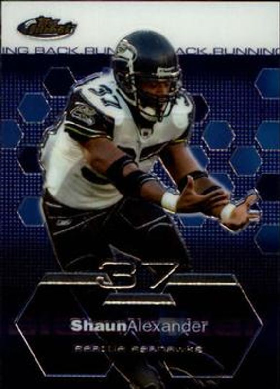 Shaun Alexander 2003 Topps Finest #8 Base RAW