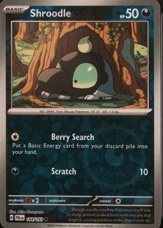 2023 Scarlet & Violet: Paldea Evolved #144/193 Reverse Holo