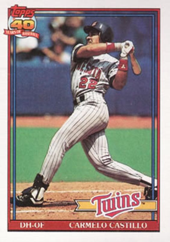 Carmelo Castillo 1991 Topps #266 Base RAW