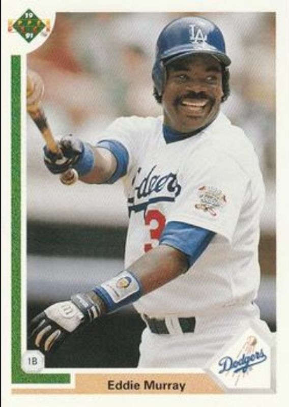 Eddie Murray 1991 Upper Deck #237 Base RAW
