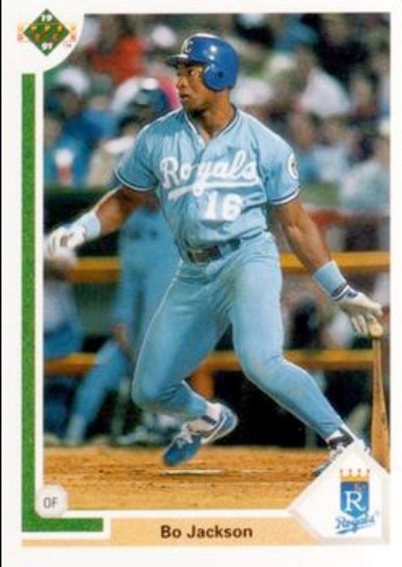Bo Jackson 1991 Upper Deck #545 Base RAW