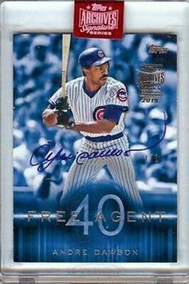 2019 Topps Archives Signature Series Retired #F40-7 Andre Dawson